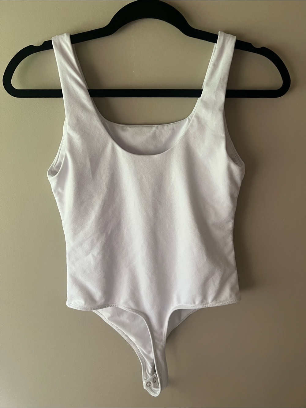 Good American White Square Scoop Bodysuit - Picture 2 of 7